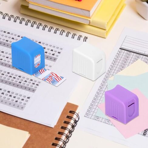 3 عبوات من طوابع موزع الطوابع البريدية إلى الأبد لفة من 100 3 ألوان من حامل الطوابع وموزع الطوابع ومنظم الطوابع لطوابع البريد وطاولة المكتب واللوازم المكتبية المنزلية in Kuwait