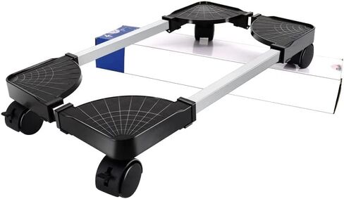 Computer Tower Stand, Adjustable Mobile CPU Stand with Rolling Caster Wheels, Premium PC Tower Stand Holder for Floor Carpet Gaming PC Case(White) in Saudi Arabia