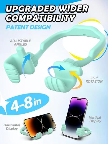 Thumbs Up Lazy Phone Stand Holder Back to School Supplies Gifts for Teen Boys Girls Kids Men Women Cell Phone Stand for Desk Funny Gadgets Teenage Dad Mom Husband Wife Adults Who Have Everything in Saudi Arabia