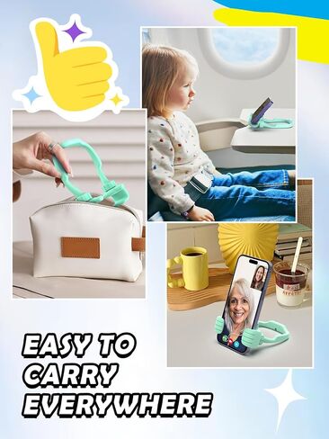 Thumbs Up Lazy Phone Stand Holder Back to School Supplies Gifts for Teen Boys Girls Kids Men Women Cell Phone Stand for Desk Funny Gadgets Teenage Dad Mom Husband Wife Adults Who Have Everything in Saudi Arabia