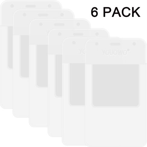 YOUOWO Pocket Protectors 6 Colours Heavy Duty for Shirts Lab Coats Pants Multi Purpose- Holds Pens Pointers Cards Pocket Protector for Pen Leaks (Multicolor-6Pack) in Kuwait