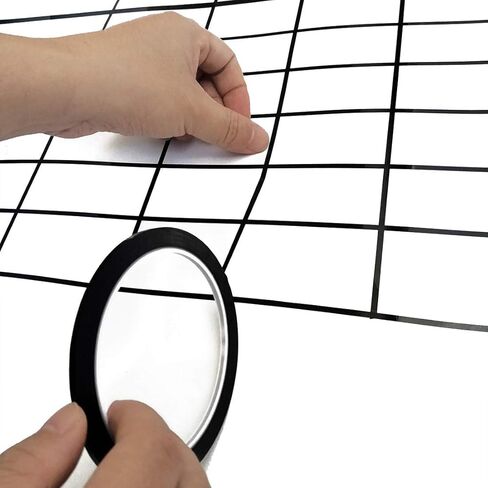 10 Rolls 1/8" Pinstripe Tape 6 Colors Whiteboard Tape Self-Adhesive Vinyl Tapes, 131 Feet per roll in Kuwait