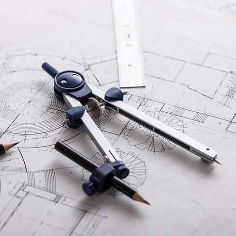 Mr. Pen- بوصلة للهندسة، بوصلة مع قلم رصاص، أداة رسم بوصلة، بوصلة رسم، بوصلة رياضية، أدوات صياغة، أدوات رسم، بوصلة هندسية، أداة رسم دائرة، مجموعة هندسية in Kuwait