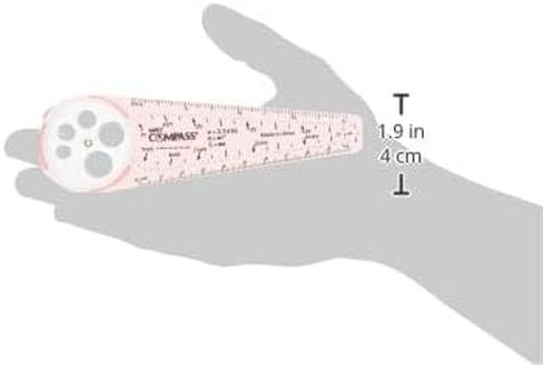 Learning Resources SAFE-T Compass, Orange, Blister Card, Classroom Safety Compass, Geometric Tracer, Ages 8+ in Saudi Arabia