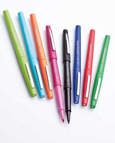 Paper Mate Flair Original Fibre-Tip Pen Assorted Colours - Pack of 3 in Saudi Arabia
