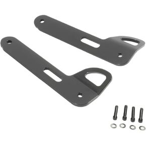 Tie Downs Mount Bracket Kit Front Compatible with Harley-Davidson 2014-2020 Electra Glide+Street Glide Touring Models(Gloss Black)