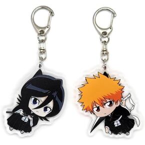 EBTY DREAMS Inc. - Set of 2 Bleac Acrylic Keychain Ichigo, Kuchiki Rukia v1