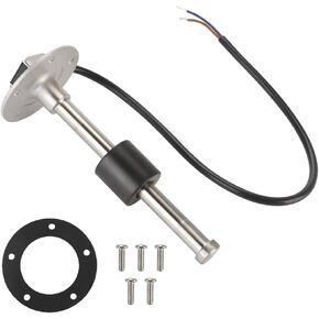 6.5" 165mm Universal Boat Fuel Tank Sending Unit Stainless Steel Gas Water Fuel Level Sensor Waterproof Fuel Sender Unit - Compatible for Marine Car RV Truck Vehicle
