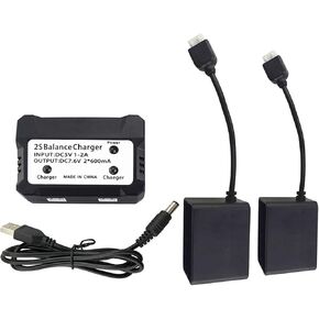 1PCS 2 in 1 Balance Charger for HS720 Folding Brushless Quadcopter Remote Control Drone Lithium Battery Accessory