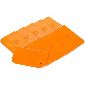 YelloBlade - Orange - Razor Blade Scraper and Vinyl Removal Tool - Safe for All Surfaces - Pack of 10