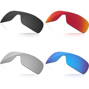 Polarized Lens Replacement for Oakley Straightback OO9411 Sunglass - Dark Black+Silver Grey+Fire Red+Ice Blue