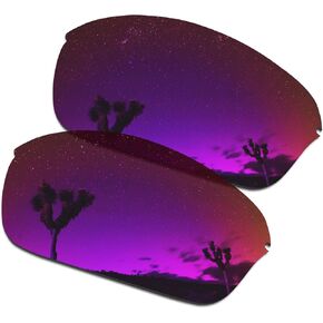 SmartVLT Men's Replacement Lenses/Earsocks/Nosepieces for Oakley Half Wire 2.0 Sunglass - More Options