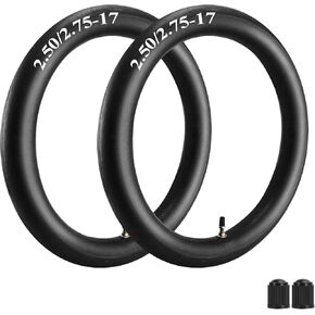 Inner Tubes 12.5x2.5 12.5x2.75 Bend Valve TR87 Schrader Compatible with Razor Dirt Pocket MX350 MX400 X-Treme X-560 EZip E-500 E-750 E-900 E-1000 Electric Scooter,2Pcs