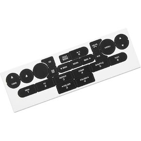 Car Front Radio Stereo Button Repair Decals Stickers Replacement for Ford for Mustang 2005-2009 Replacement