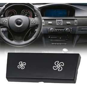 Air Conditioning Climate Control Panel Fan Speed Button Cover Replacement for BMW 1 3 Series E81 E82 E87 E90 F25 E84