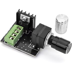 LED Dimmer Knob with Rotary Control Switch - pwm dimming control for 12 volt LEDs, dim up to 6 amps at 12V: car automotive, low voltage under cabinet lights