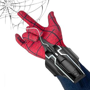 Spider Web Shooter Toy 2.0 Upgrade - Spider Launcher Glove with 9.8-Foot Range, Realistic Web-Slinging Superhero Role-Play Gadget for Men and Kids Cosplay - Great for Halloween and Birthday Gifts