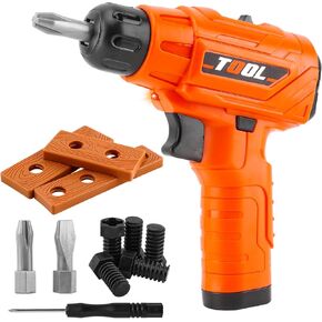 Toy Drill Set for Toddlers 1-3，Electric Power Kids Drill and Screw Set，Kids Pretend Play Tool with Realistic Sound & Action，Preschool STEM Toy for Home & Classroom, Ages 3+