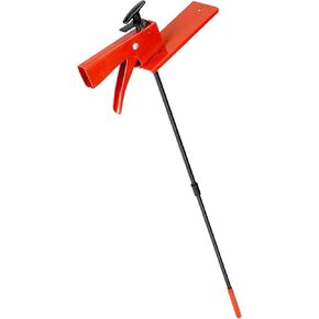 QWORK 28 Inch Adjustable Brake Pedal Depressor Tool – Easy Length Adjustment with Pistol Grip Trigger – for Solo Vehicle Testing, Checking Emissions, and Brake Light Inspection