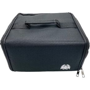 Grinning Gargoyle Miniature Storage Case - 80 Foam Slot Figurine Miniature Carrying Case - Minitures Carry Case with handle - Dungeons and Dragons Miniature Case - Warhammer Carrying Case (4 Tray)