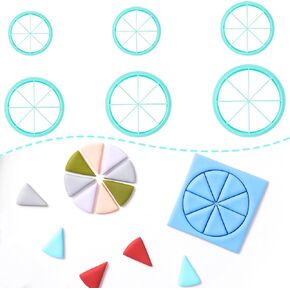 Color Recipe Wheel Polymer Clay Cutter Tool, Clay Cutters for Polymer Clay Jewelry, Polymer Clay Recipe Cutter Guide, Clay Earring Cutters, Clay Cutters for Polymer Clay Jewelry