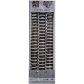 Zutter Innovative Products Bind-It-All Owire 1" 6/Pkg - White