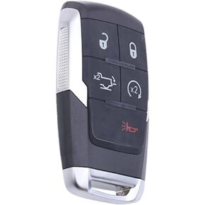 GQ4-76T Car Key Fob Keyless Control Entry Remote Start 5 Button Vehicles Replacement GQ476T Compatible with Ram 2500 3500 4500 5500 2019-2021