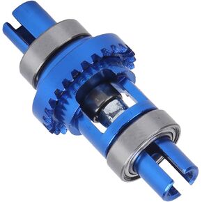 Alomejor RC Differential Cup with Bearing Metal Drive Diff Differential Gear Box Compatible with Wltoys K989/K969 1/28 Remote Control Car