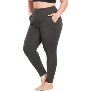 COOTRY Plus Size Leggings for Women with Pockets High Waist Buttery Soft Workout Yoga Pants