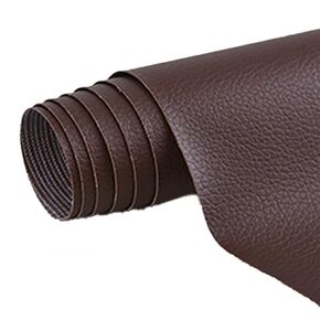 Leather Repair Patch, Sofa Fabric Repair Patch,Self-Adhesive Fabric Repair Patch for Furniture,Car Seats,Sofas,Furniture Cover,Boat Seat,Chair,Leather Goods 13 x 53 Inch（Dark Brown）