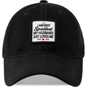 Funny Hats Gifts for Wife - Wife Gifts for Christmas,Mothers Day,Valentines Day Birthday Gifts for Wife Baseball Cap Black