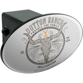 GRAPHICS & MORE Yellowstone TV Show Badge Oval Tow Trailer Hitch Cover Plug Insert