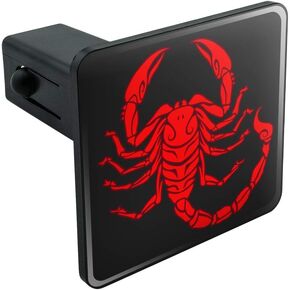 GRAPHICS & MORE Red Tribal Scorpion Tow Trailer Hitch Cover Plug Insert 2"