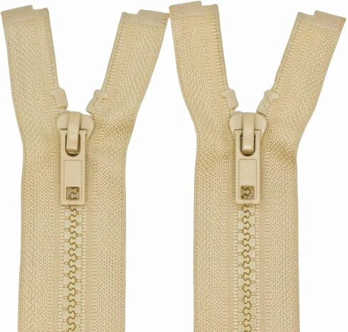 MebuZip 2PCS #5 28 بوصة سترة فصل السوستة الراتنج سحاب مصبوب البلاستيك السوستة السائبة لخياطة معطف سترات الملابس (الأزرق الداكن) in Saudi Arabia