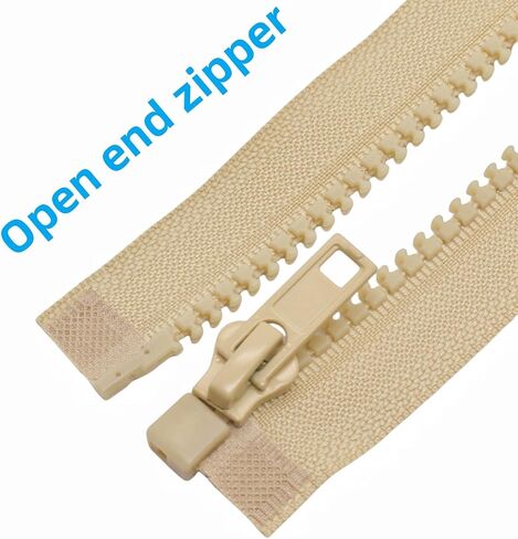 MebuZip 2PCS #5 28 بوصة سترة فصل السوستة الراتنج سحاب مصبوب البلاستيك السوستة السائبة لخياطة معطف سترات الملابس (الأزرق الداكن) in Saudi Arabia