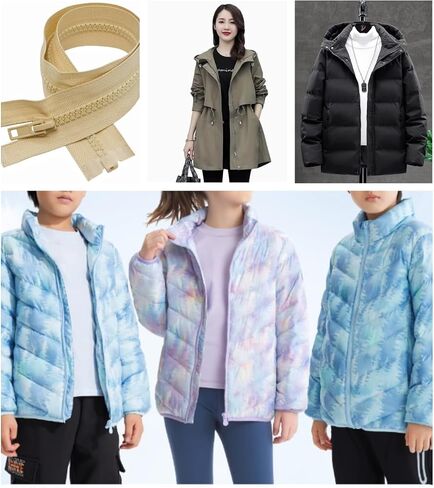 MebuZip 2PCS #5 28 بوصة سترة فصل السوستة الراتنج سحاب مصبوب البلاستيك السوستة السائبة لخياطة معطف سترات الملابس (الأزرق الداكن) in Saudi Arabia
