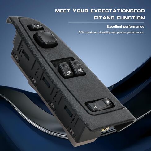 Power Window Switch Driver Side Window Master Switch Switch Kit Compatible with Silverado 1500 2500 3500 2003-2007 Sierra 1500 2500 3500 Avalanche 1500 2500 S-10 2003-2004 Suburban in Saudi Arabia