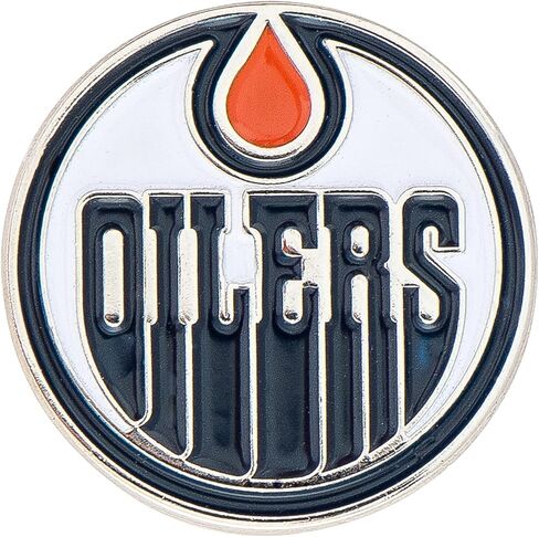 Edmonton Oilers Lapel Pin NHL Team Logo Enamel Made of Metal (Lapel Pin) in Saudi Arabia