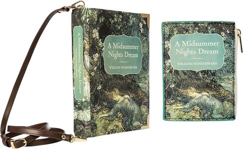 مجموعة حقيبة يد كبيرة تحمل عنوان كتاب Midsummer Night's Dream ومحفظة للعملات المعدنية in Kuwait