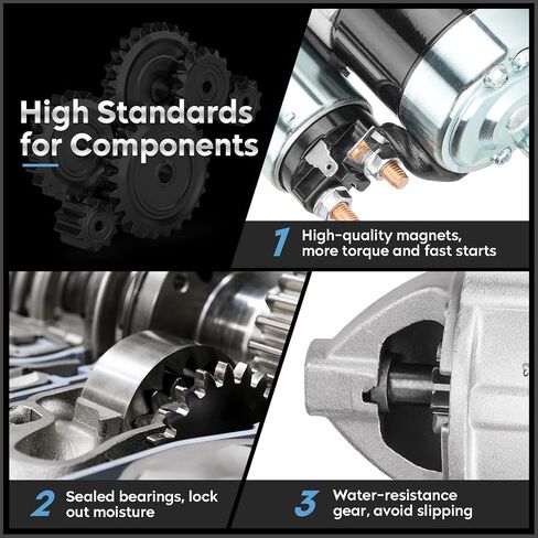 New Starter for Hyundai Santa Fe/Kia Magentis/Optima 2001-2006, Sonata 1999-2005, Tiburon 2003-2008, Tucson/Sportage 2005-2008, Xg300 2001, Sedona/Xg350 2002-2005 410-46003 244-6809 36100-37210 in Saudi Arabia