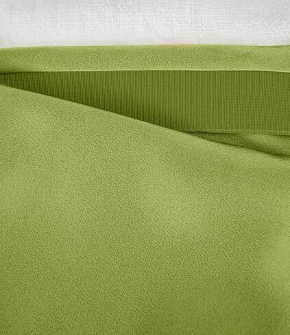 Womens Silky Satin Midi Skirt High Waist Elastic Waist A Line Skirt in Kuwait