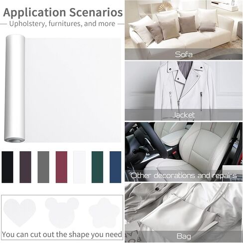 Leather Repair Patch, 17X79 inch Self-Adhesive Leather Patches for Furniture Couch Car Seat Sofa Chairs,Cuttable Sofa Repairing Leather Repair Patch in Kuwait