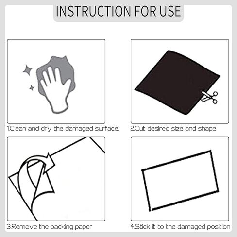 Leather Repair Patch, 17X79 inch Self-Adhesive Leather Patches for Furniture Couch Car Seat Sofa Chairs,Cuttable Sofa Repairing Leather Repair Patch in Kuwait