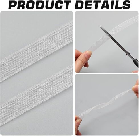 GORGECRAFT 45m x 10mm Clear Polyester Boning for Corset High Density Polyester Corset Boning for Sewing Garment Accessories Bra Boning Tool for Corsets Bridal Gowns Dress Bustle Evening Gowns Hats in Saudi Arabia