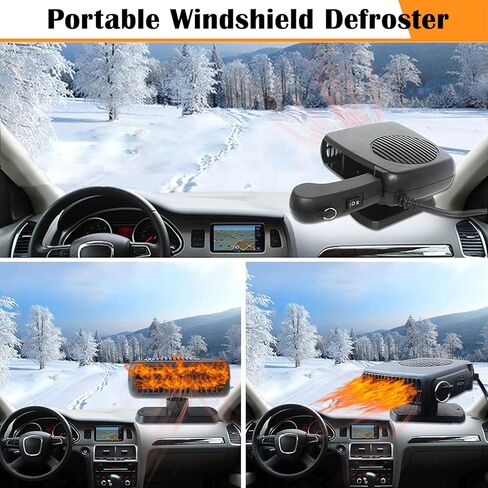 سخان السيارة، 12 فولت 200 وات 2 في 1، سخان سيارة محمول، تسخين سريع، تذويب سريع، مزيل الضباب، مروحة تبريد حرارية، مجفف تلقائي، مزيل الصقيع للزجاج الأمامي، في ولاعة السجائر in Kuwait