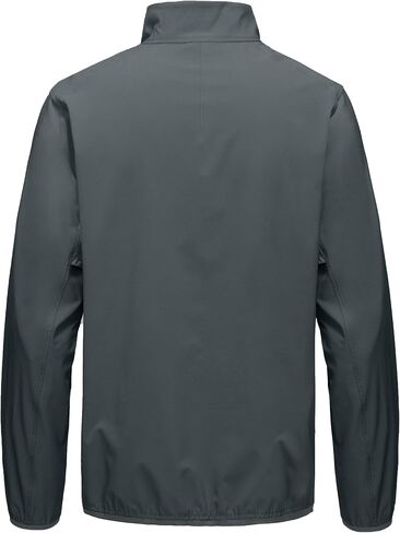 Little Donkey Andy Men's Lightweight Woven Jacket with Windbreak Resistant Sun Protection Softshell Jacket For Runing Hiking in Saudi Arabia