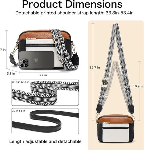 Crossbody Bags for Women, Vegan Leather Crossbody Purses for Women, Small Trendy Shoulder Handbags for Travel in Saudi Arabia