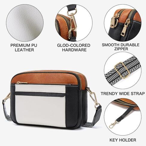 Crossbody Bags for Women, Vegan Leather Crossbody Purses for Women, Small Trendy Shoulder Handbags for Travel in Saudi Arabia