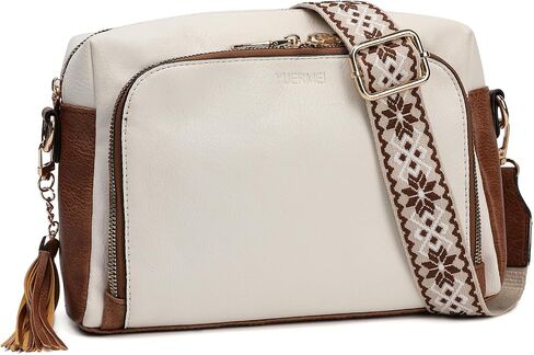 Womens Crossbody Purses,Vegan Leather Medium Cross Body Purses Bag for women,Crossbody Messenger Bag Built in Wallet in Saudi Arabia