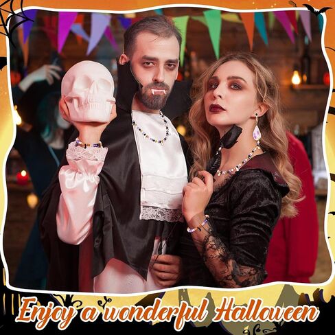 2880 Pcs Halloween Beads Bulk, Halloween Crystal Beads for Bracelets Necklace Jewelry Making, Small Faceted Acrylic Beads for Halloween DIY Crafts Ornament Decoration, Halloween Colors in Saudi Arabia